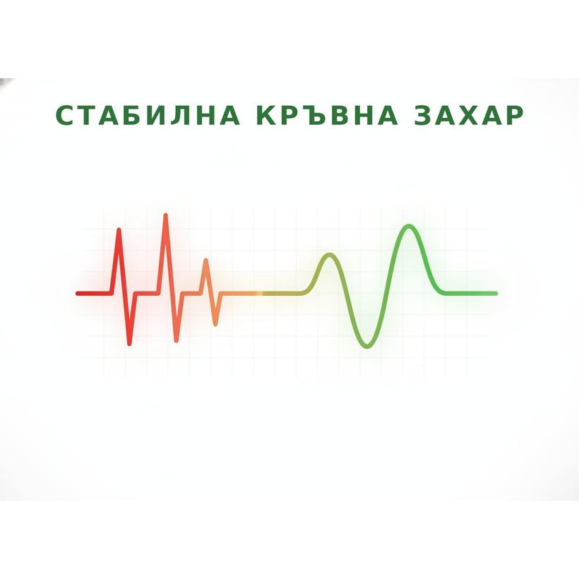Стабилна кръвна захар — без резките спадове, които предизвикват глад
