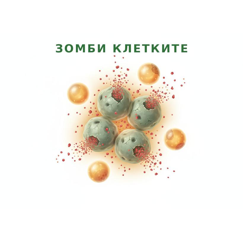 Зомби клетките — сенесцентни мастни клетки, които тровят тъканите около себе си